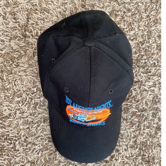 Y2K 2002 HOT AUGUST NIGHTS RENO SPARKF BLACK SNAP BACK HAT - Picture 3 of 6